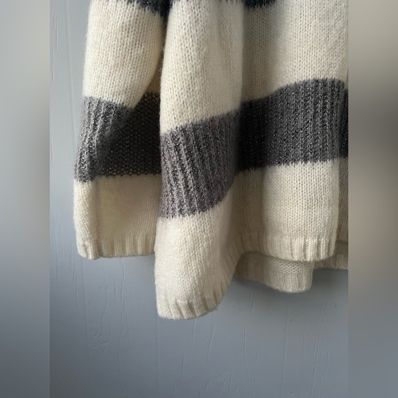 AllSaints Lou Metallic Striped Sweater (size M) - Picture 9 of 13